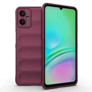 For Samsung Galaxy A06 5G Magic Shield TPU + Flannel Phone Case(Wine Red)