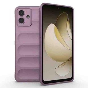 For Samsung Galaxy A07 4G Magic Shield TPU + Flannel Phone Case(Purple)