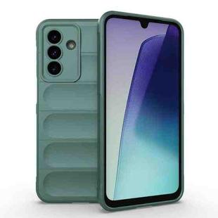 For Samsung Galaxy A17 5G Magic Shield TPU + Flannel Phone Case(Dark Green)