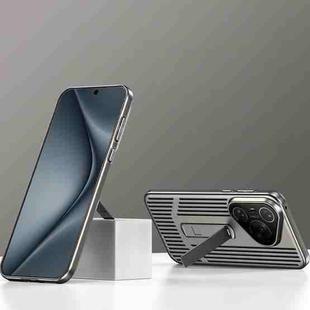 For Huawei Pura 70 Extraordinary Cooling Holder Phone Case(Titanium)