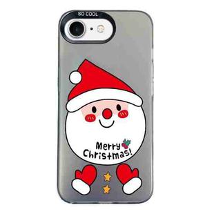 For iPhone 7 / 8 / SE 2020 2022 Christmas Series PC Full Coverage Pattern Phone Case(CK043 Black)