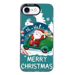 For iPhone 7 / 8 / SE 2020 2022 Christmas Series PC Full Coverage Pattern Phone Case(CK047 Black)