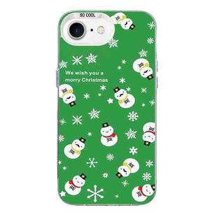 For iPhone 7 / 8 / SE 2020 2022 Christmas Series PC Full Coverage Pattern Phone Case(CW038 White)