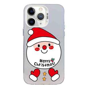 For iPhone 11 Pro Christmas Series PC Full Coverage Pattern Phone Case(CW043 White)