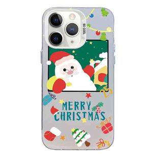 For iPhone 11 Pro Christmas Series PC Full Coverage Pattern Phone Case(CW044 White)