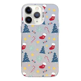 For iPhone 11 Pro Christmas Series PC Full Coverage Pattern Phone Case(CW036 White)