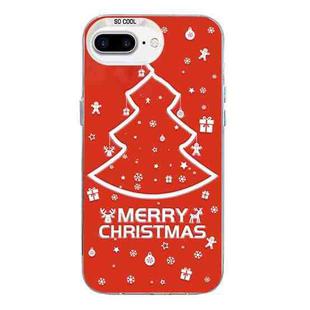 For iPhone 7 Plus / 8 Plus Christmas Series PC Full Coverage Pattern Phone Case(CW046 White)