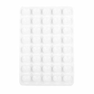 Mobile Phone Silicone 40 Double Side Suction Cup Back Stickers(White)