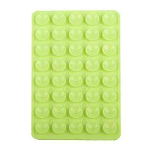 Mobile Phone Silicone 40 Double Side Suction Cup Back Stickers(Green)