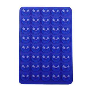 Mobile Phone Silicone 40 Double Side Suction Cup Back Stickers(Dark Blue)