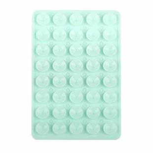 Mobile Phone Silicone 40 Double Side Suction Cup Back Stickers(Teal Green)