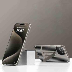 For iPhone 14 Extraordinary Cooling Holder Phone Case(Titanium)