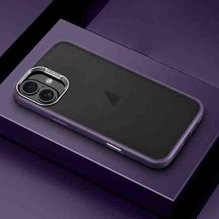 For iPhone 16 Plus SULADA Skin Feel Matte Shockproof Phone Case(Purple)