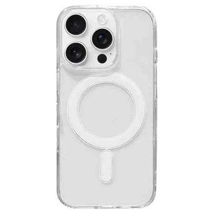 For iPhone 16 Pro Max Clear Acrylic TPU MagSafe Phone Case, Pop-up Animation Version(Transparent)