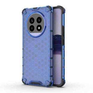 For Realme 13 Pro 5G Global Shockproof Honeycomb PC + TPU Protective Phone Case(Blue)