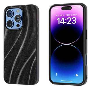 For iPhone 16 Pro Max Galactic Pattern Protective Phone Case(Black)