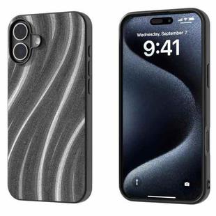 For iPhone 16 Plus Galactic Pattern Protective Phone Case(Grey)