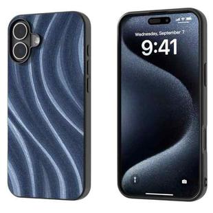 For iPhone 16 Galactic Pattern Protective Phone Case(Blue)