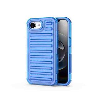 For iPhone 17 Pro Max High Transparency TPU Hybrid PC Airbag Phone Case(Transparent Blue)
