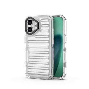 For iPhone 17 High Transparency TPU Hybrid PC Airbag Phone Case(Transparent)