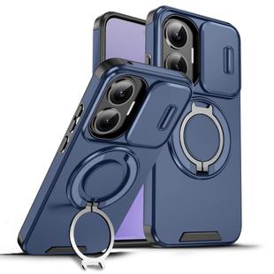 For Redmi Turbo 4 Pro / Poco F7 Sliding Camshield Ring Holder Phone Case(Blue)