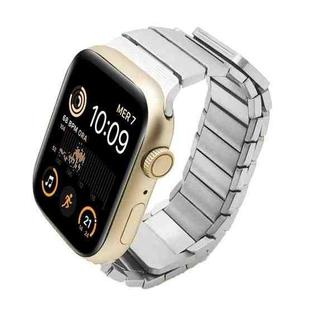 For Apple Watch SE 2022 40mm Single Bead Magnetic Stainless Steel Watch Band(Silver)