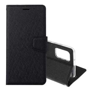 For Samsung Galaxy Note20 Silk Texture Horizontal Flip Leather Case with Holder & Card slots & Wallet & Photo Frame(Black)
