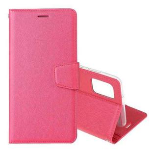 For Samsung Galaxy Note20 Ultra Silk Texture Horizontal Flip Leather Case with Holder & Card slots & Wallet & Photo Frame(Rose Red)