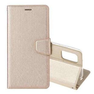 For Samsung Galaxy A51 5G Silk Texture Horizontal Flip Leather Case with Holder & Card slots & Wallet & Photo Frame(Gold)
