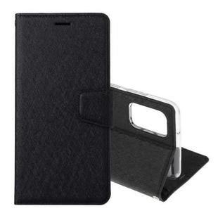 For OPPO Reno4 Pro Silk Texture Horizontal Flip Leather Case with Holder & Card slots & Wallet & Photo Frame(Black)