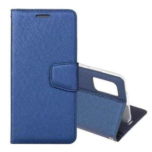 For OPPO Reno4 Pro Silk Texture Horizontal Flip Leather Case with Holder & Card slots & Wallet & Photo Frame(Dark Blue)