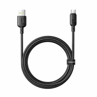 Baseus Silky Series 2m 100W USB to USB-C / Type-C Fast Charging Cable(Black)