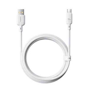 Baseus Silky Series 2m 100W USB to USB-C / Type-C Fast Charging Cable(White)