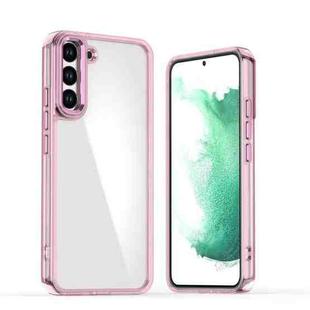 For Samsung Galaxy S22+ 5G Shine High Transparency Acrylic Phone Case(Pink)