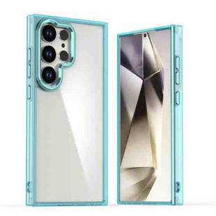 For Samsung Galaxy S24 Ultra 5G Shine High Transparency Acrylic Phone Case(Blue)