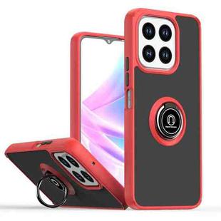 For Honor X6b Q Shadow 1 Series TPU Hybrid PC Phone Case with Ring(Red)