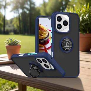 For Honor 400 Lite Global Q Shadow 1 Series TPU + PC Phone Case with Ring(Royal Blue)