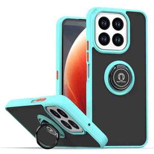 For Honor X6c 4G Q Shadow 1 Series TPU + PC Phone Case with Ring(Sky Blue)