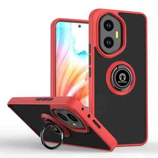 For Honor 300 Q Shadow 1 Series TPU + PC Phone Case with Ring(Red)