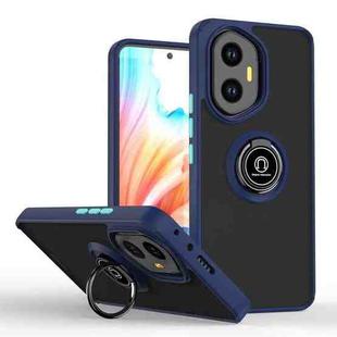For Honor 300 Q Shadow 1 Series TPU + PC Phone Case with Ring(Royal Blue)
