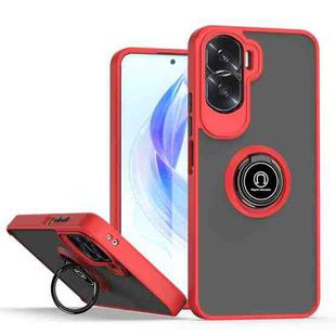 For Honor 90 Lite Q Shadow 1 Series TPU + PC Phone Case with Ring(Red)
