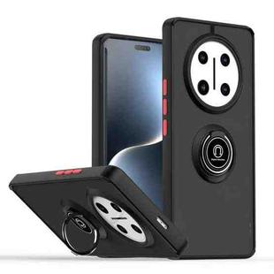 For Honor X60 Pro / X9c Q Shadow 1 Series TPU + PC Phone Case with Ring(Black+Red)