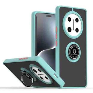 For Honor X60 Pro / X9c Q Shadow 1 Series TPU + PC Phone Case with Ring(Sky Blue)