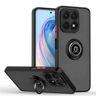 For Honor X8a Q Shadow 1 Series TPU + PC Phone Case with Ring(Black+Red)