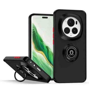 For Honor Magic6 Pro Q Shadow 1 Series TPU + PC Phone Case with Ring(Black+Red)
