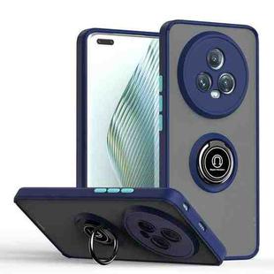 For Honor Magic5 Pro Q Shadow 1 Series TPU + PC Phone Case with Ring(Royal Blue)