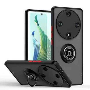 For Honor Magic5 Lite / X9a Q Shadow 1 Series TPU + PC Phone Case with Ring(Black+Red)