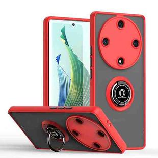 For Honor Magic5 Lite / X9a Q Shadow 1 Series TPU + PC Phone Case with Ring(Red)