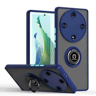 For Honor Magic5 Lite / X9a Q Shadow 1 Series TPU + PC Phone Case with Ring(Royal Blue)