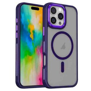 For iPhone 16 Pro Breathable Skin Feel Frosted MagSafe Magnetic Phone Case(Purple)